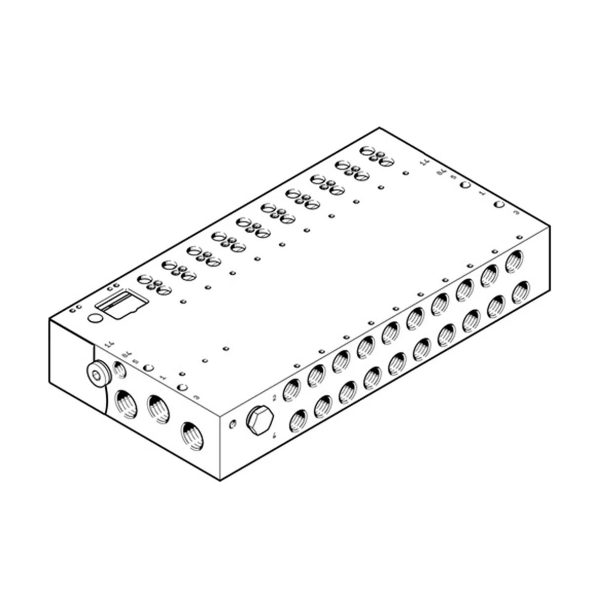 Festo Festo VABM-L1-18G-G38-8-G Manifold Rail 19 mm 8 stations — product photo