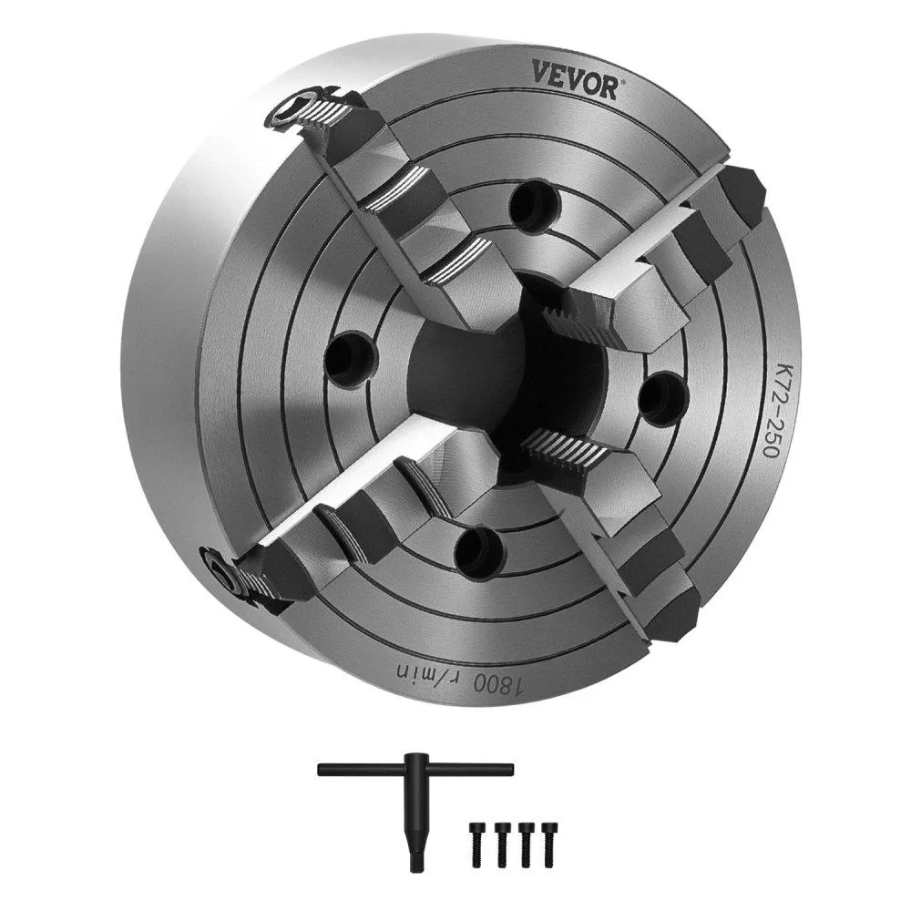 VEVOR VEVOR 4-Jaw Lathe Chuck 10 in 250 mm K72 250 — product photo