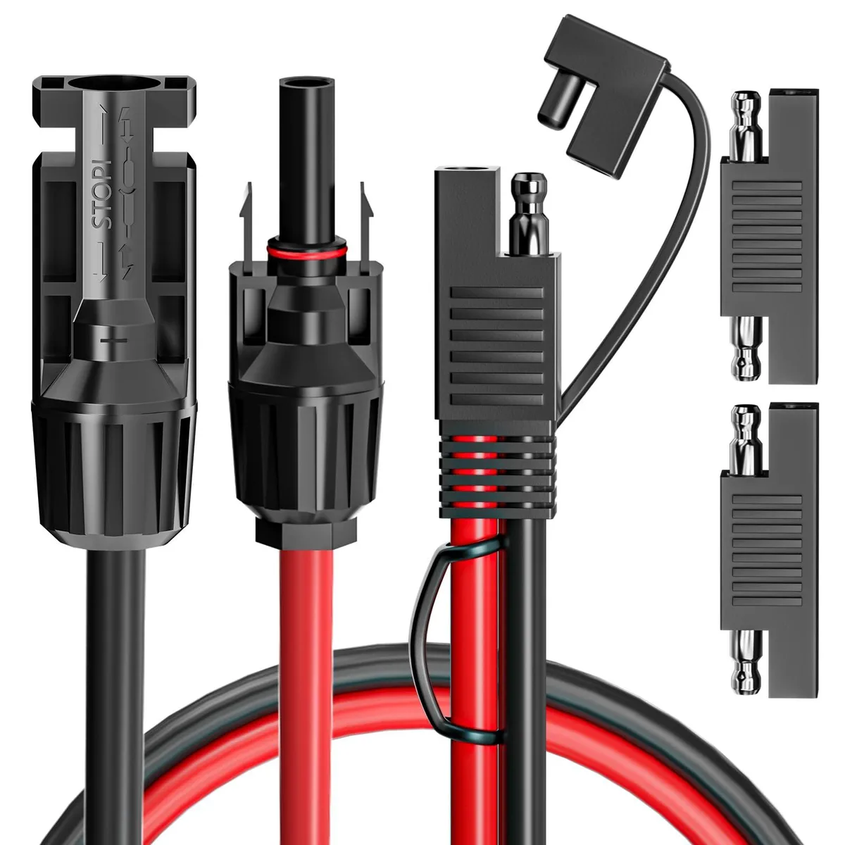 KEHIPI KEHIPI 10AWG Solar to SAE Extension Cord 60cm 50A 600V — product photo