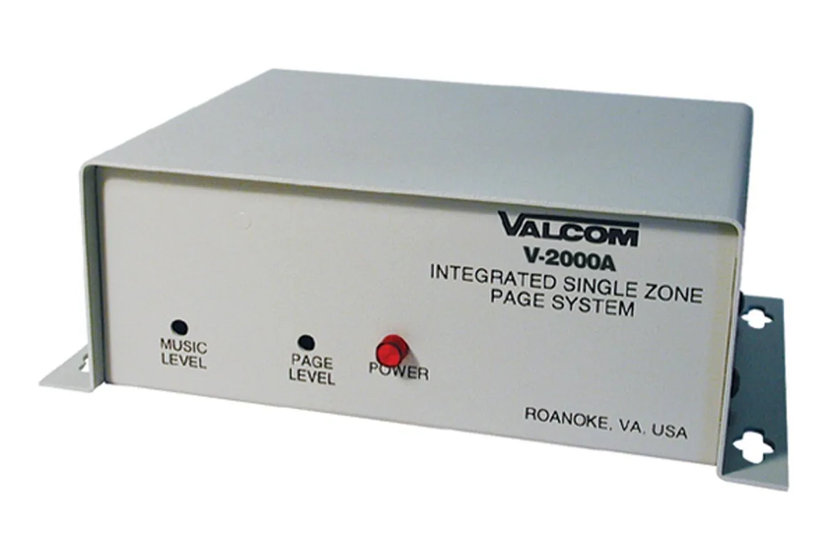Valcom, Inc Valcom, Inc V2000A 1 Zone Page Control Security — product photo