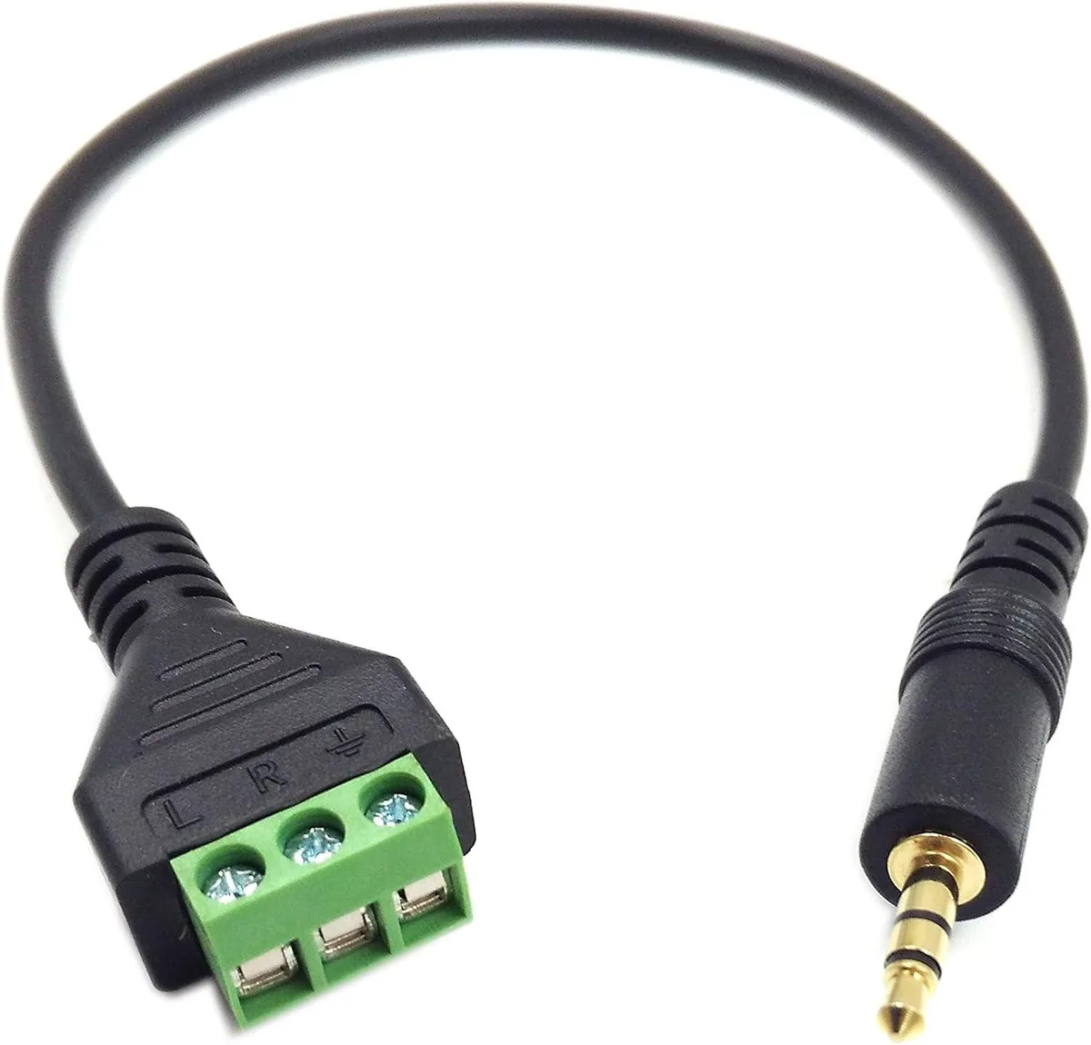 Boxwave Boxwave 3.5mm TRS Male to 3-Pin Screw Terminal Adapter 30cm — product photo