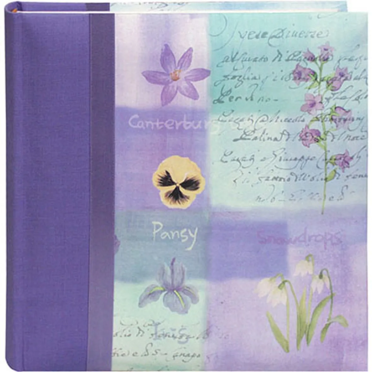 Pioneer Photo Albums Pioneer Photo Albums Bella Fabric Ribbon Frame Photo Album Lilac 200 4x6 Photos — product photo