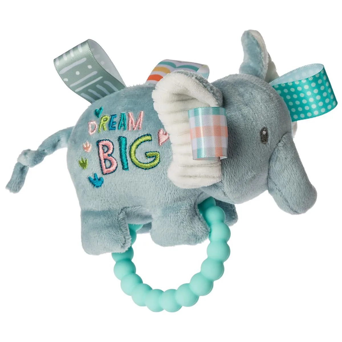 Mary Meyer Stuffed Toys Mary Meyer Taggies Dream Big Elephant Rattle Teether 6 — product photo