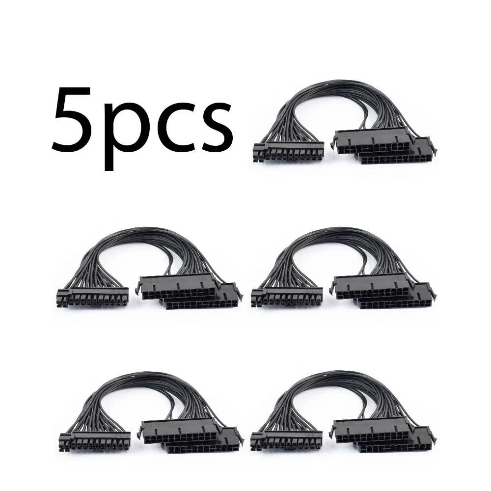 Centenex Electronics Centenex Electronics AS-CBPSDualAdapter-2 24-pin dual PSU adapter cable 30 cm 5-pack — product photo