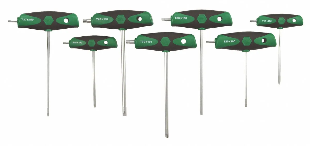 Wiha Tools Wiha Tools 36497 Torx Key Set T10-T40 T-Handle Ergo — product photo