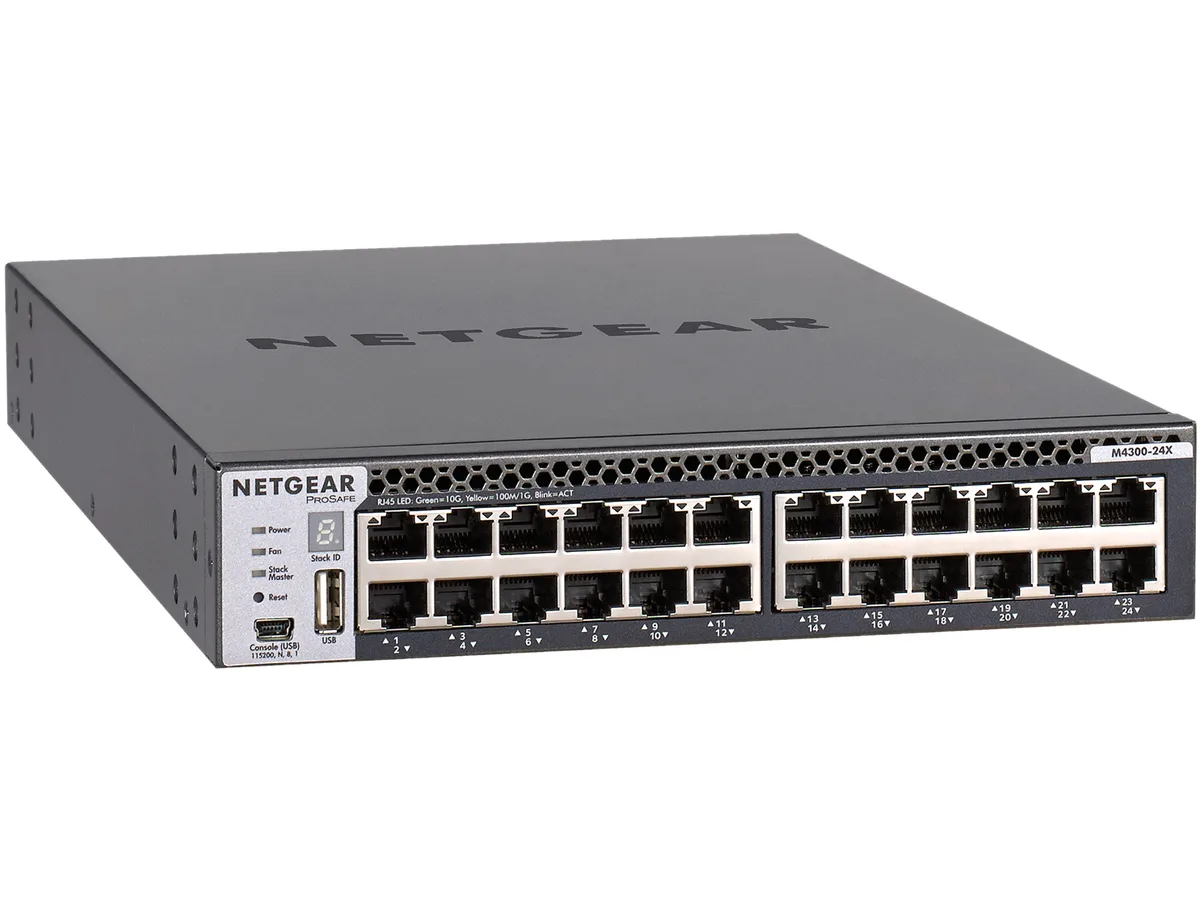 Netgear Inc. Netgear Inc. XSM4324CS-100NES 24-port 10G managed network switch — product photo