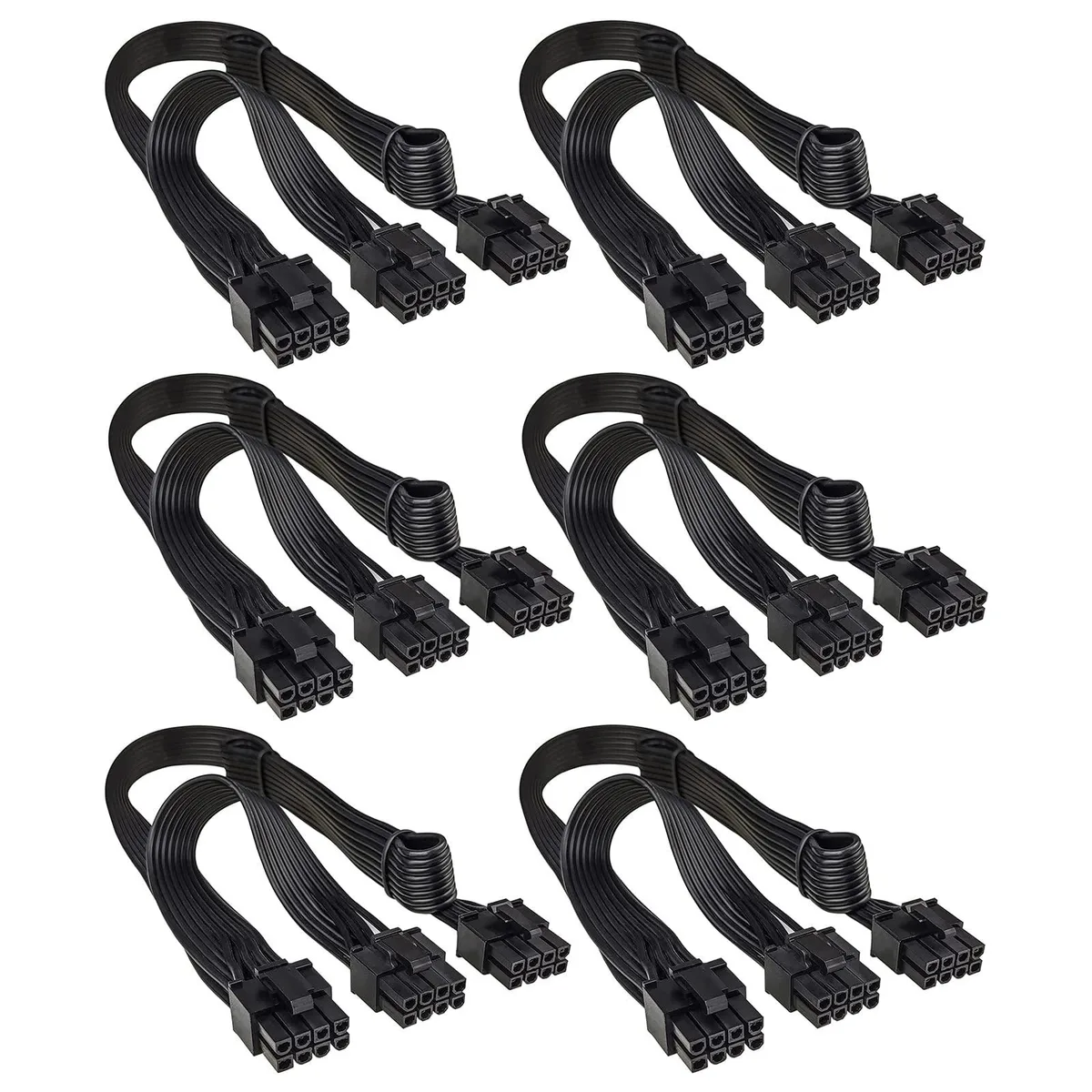 Vszerda Vszerda 6-Pack EPS 8 Pin to Dual PCIe 8 Pin (6+2) Cable for Corsair PSU — product photo
