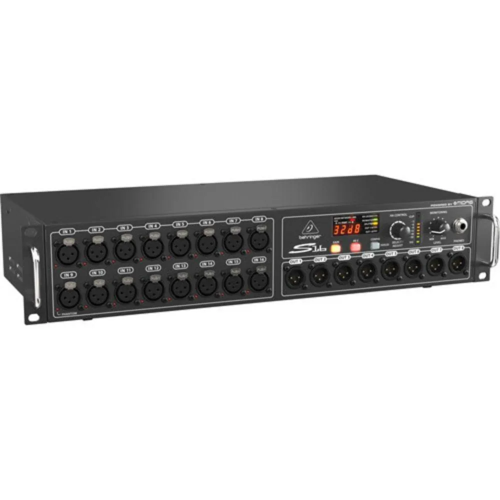 Behringer Behringer S16 Digital I/O Stage Box 16 Preamps 8 Outputs — product photo