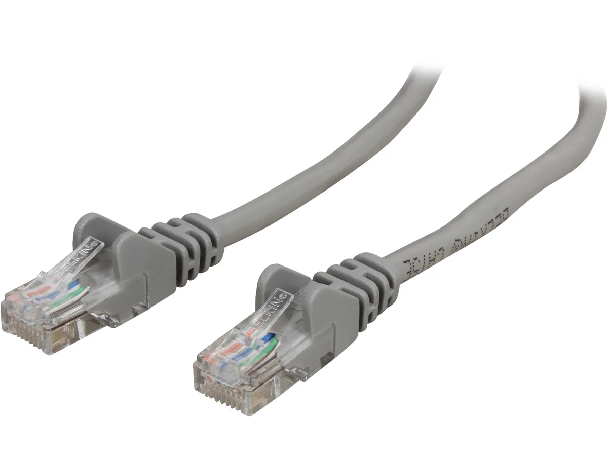 Belkin Belkin A3L79103S 3 ft Cat 5E network ethernet cable gray — product photo