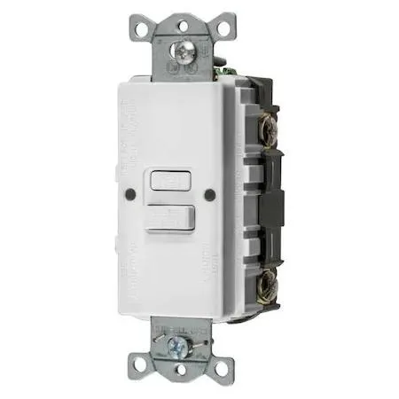 Hubbell Incorporated Hubbell Incorporated GFBF20W GFCI Receptacle 20A 125VAC White — product photo