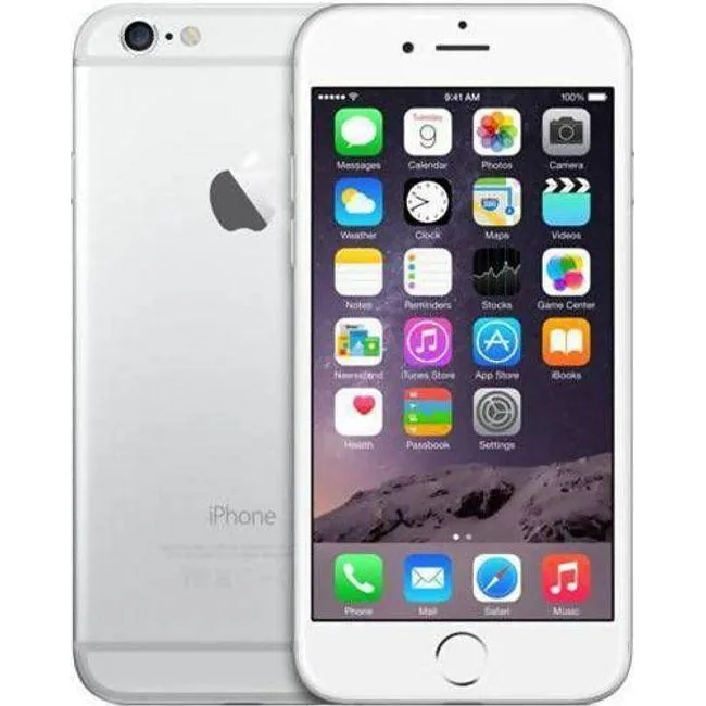 Apple Apple iPhone 6 64GB Silver cell phones - unlocked — product photo