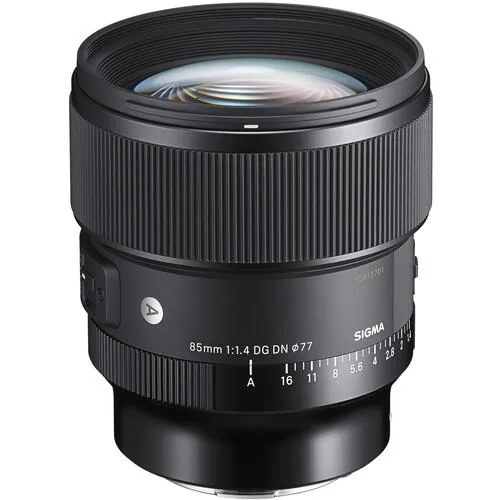 SIGMA SIGMA 85mm F1.4 DG DN Art Sony E camera lens — product photo