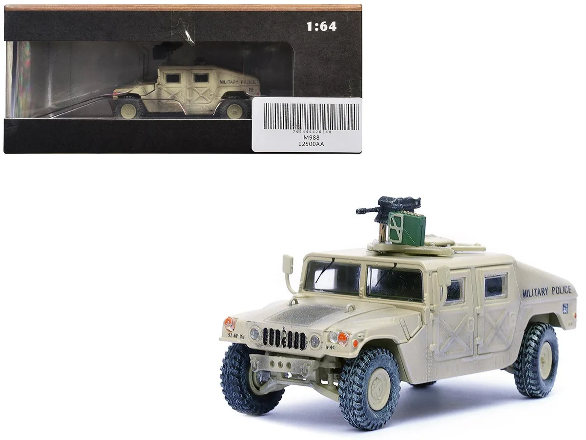 Panzerkampf Panzerkampf M988 4×4 Utility Vehicle Grenade Launcher Desert Sand Gulf War 1990 1/64 Diecast — product photo
