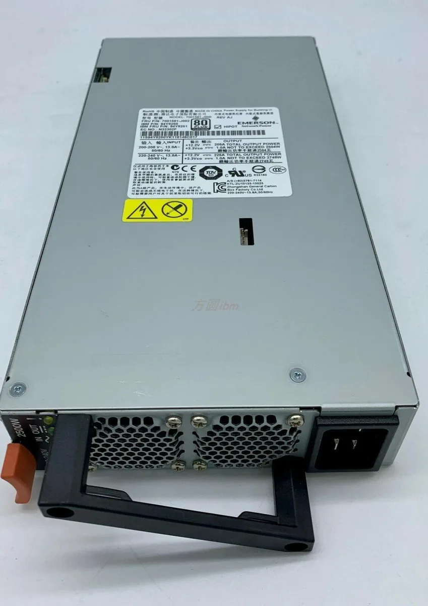 Supersuperuncle Supersuperuncle 94Y8250 94Y8251 IBM Flex System knife box server power supply 2500W — product photo