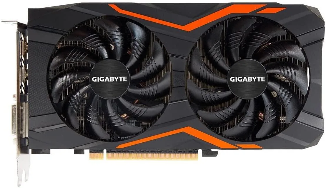 GIGABYTE GIGABYTE GeForce GTX 1050 G1 Gaming 2G graphics card — product photo