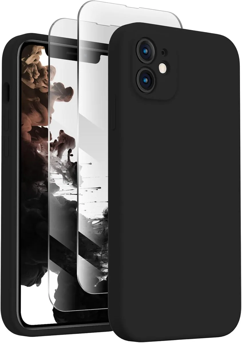TAURKENAM TAURKENAM iPhone 11 Case Square Edges Camera Protection Black 6.1 inch — product photo