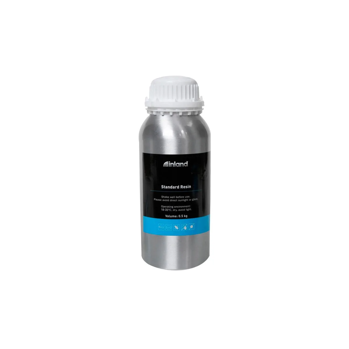 INLAND INLAND 405nm LCD UV Curing Resin White 500g 3D Printers Accessory — product photo