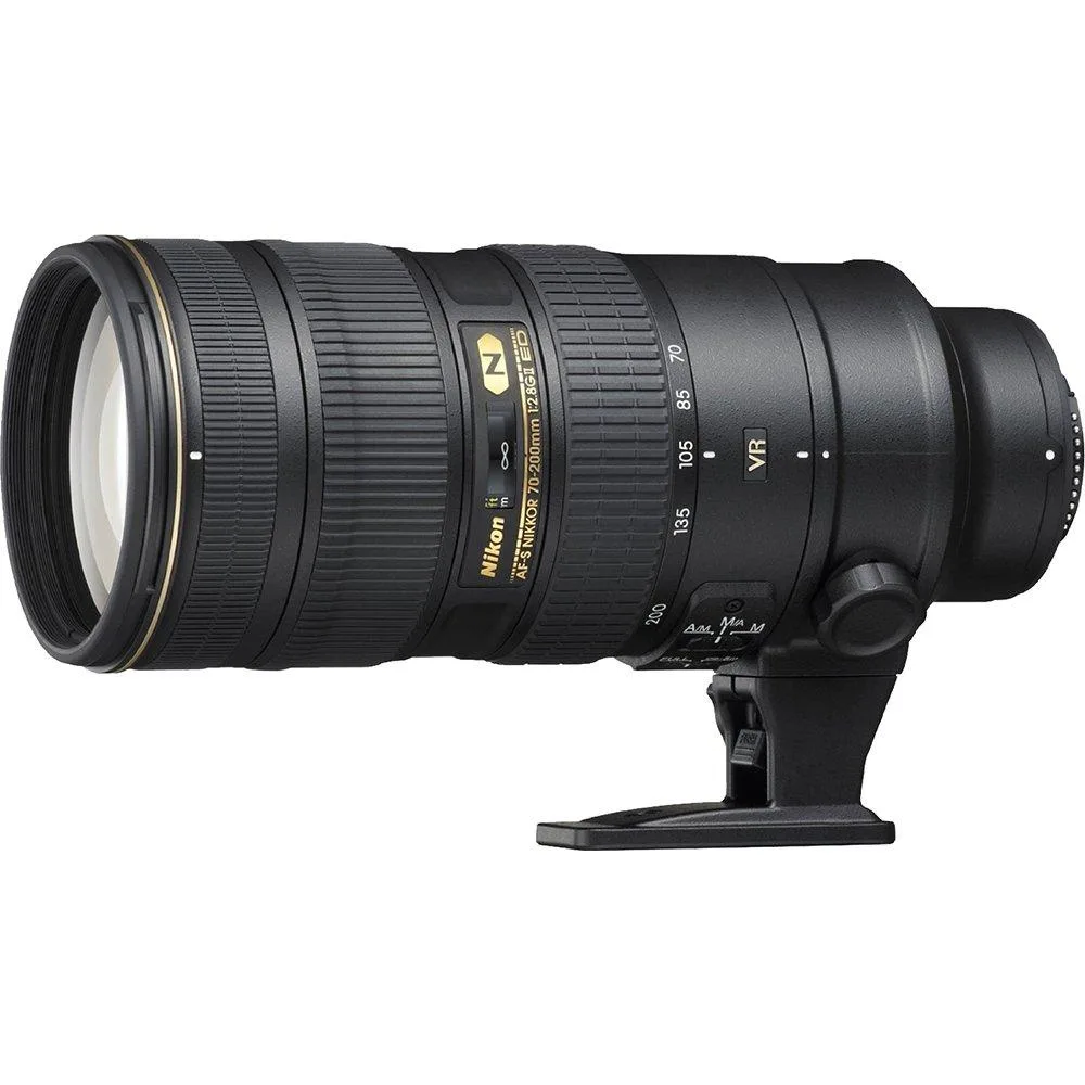 Nikon Inc Nikon AF-S NIKKOR 70-200mm f/2.8G ED VR II Black camera lens — product photo