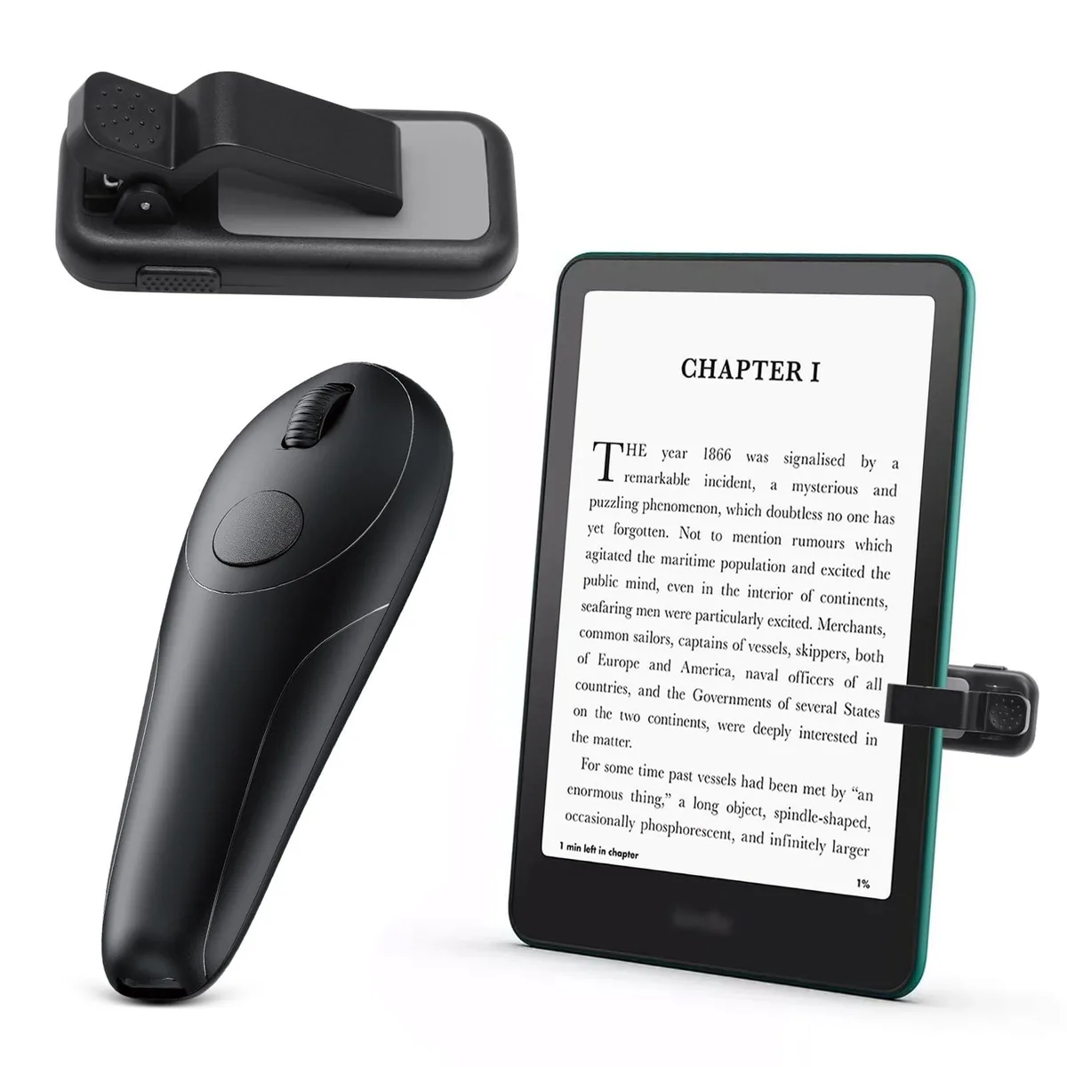  GEVO KD-01 Page Turner RF Remote Black 30m 0.45in Clip — product photo