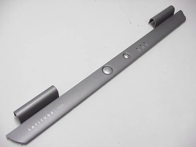 Small rectangular plastic power button cover for Dell Latitude 100L
