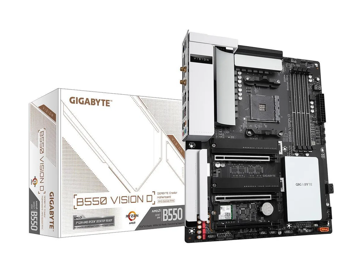 GIGABYTE GIGABYTE B550 VISION D AM4 AMD motherboard — product photo