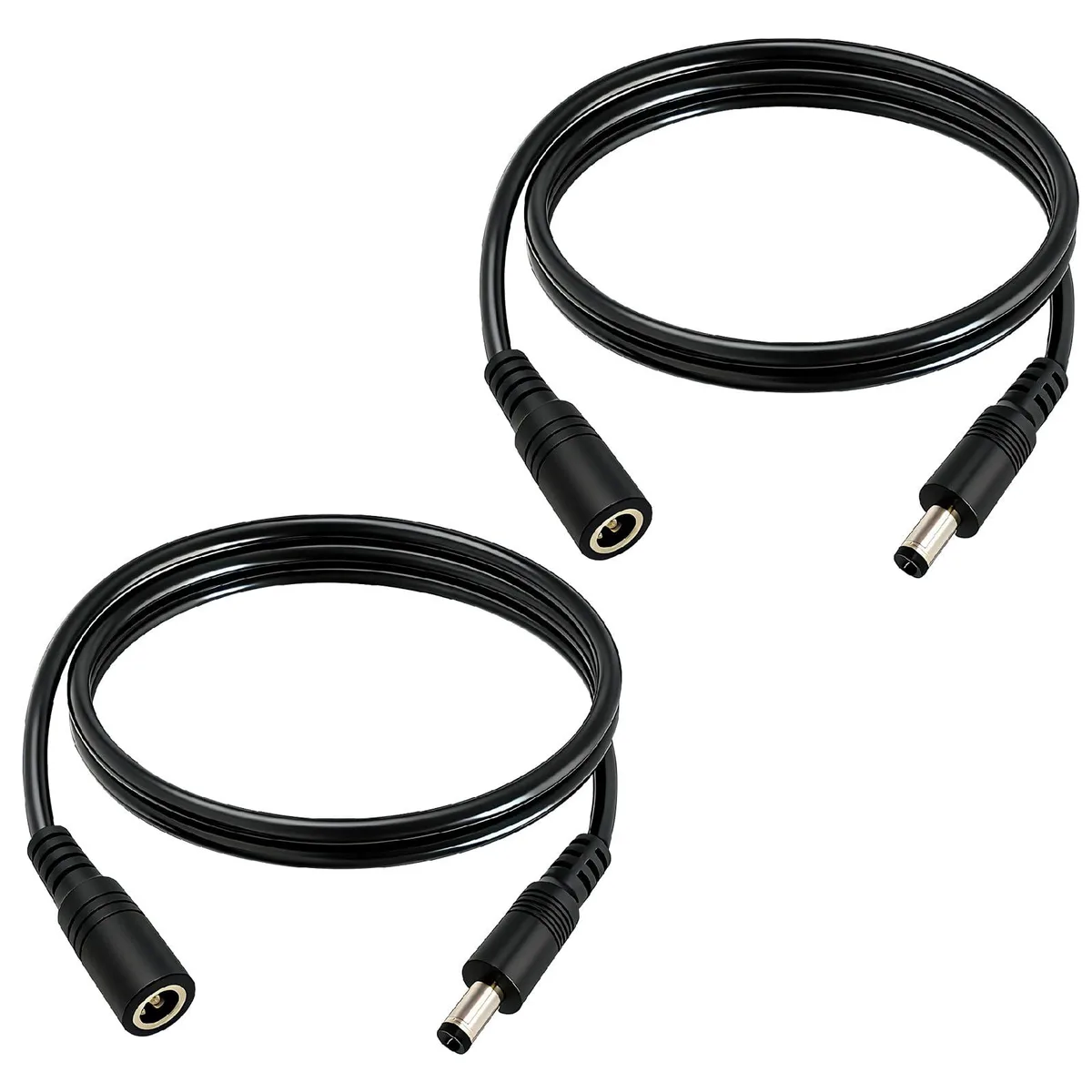  IMIYORE 3.3ft 12V/36V 18AWG 5.5mm×2.5mm DC Power Extension Cord 2pcs — product photo