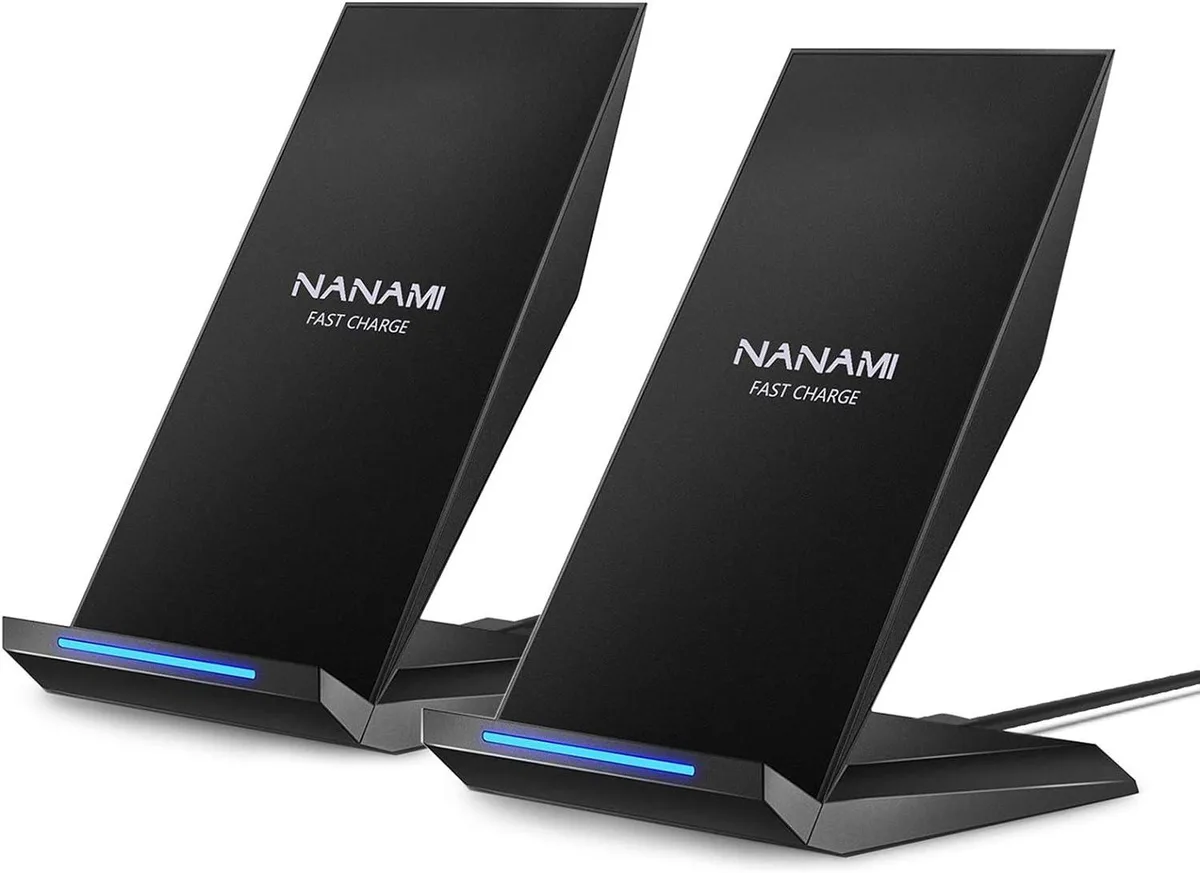 PISKEKAT PISKEKAT Fast Wireless Charger 2 Pack Stand 10W 7.5W — product photo
