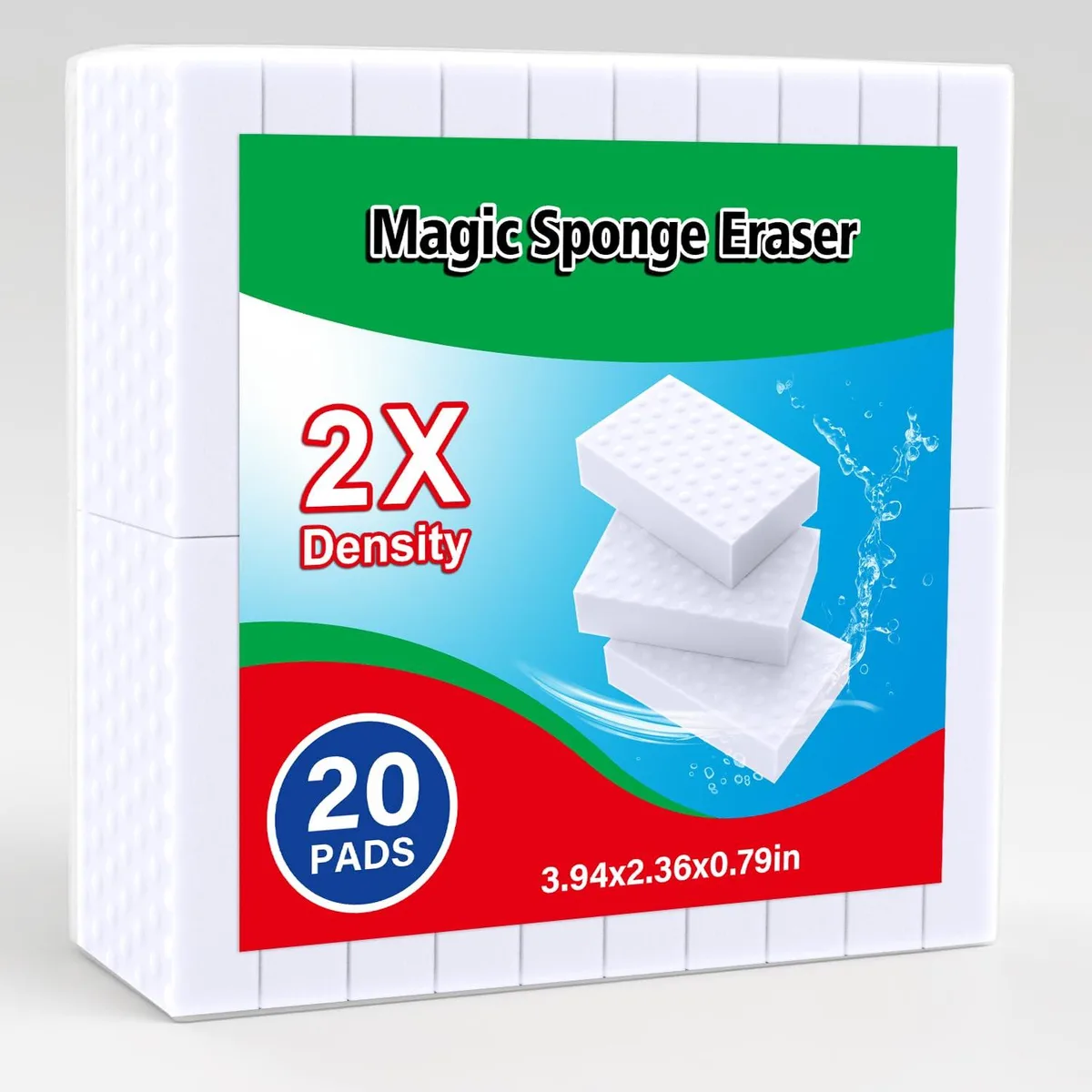 Clinsunate ME2X20 Magic Sponges 20 Pack 2X Density — product photo