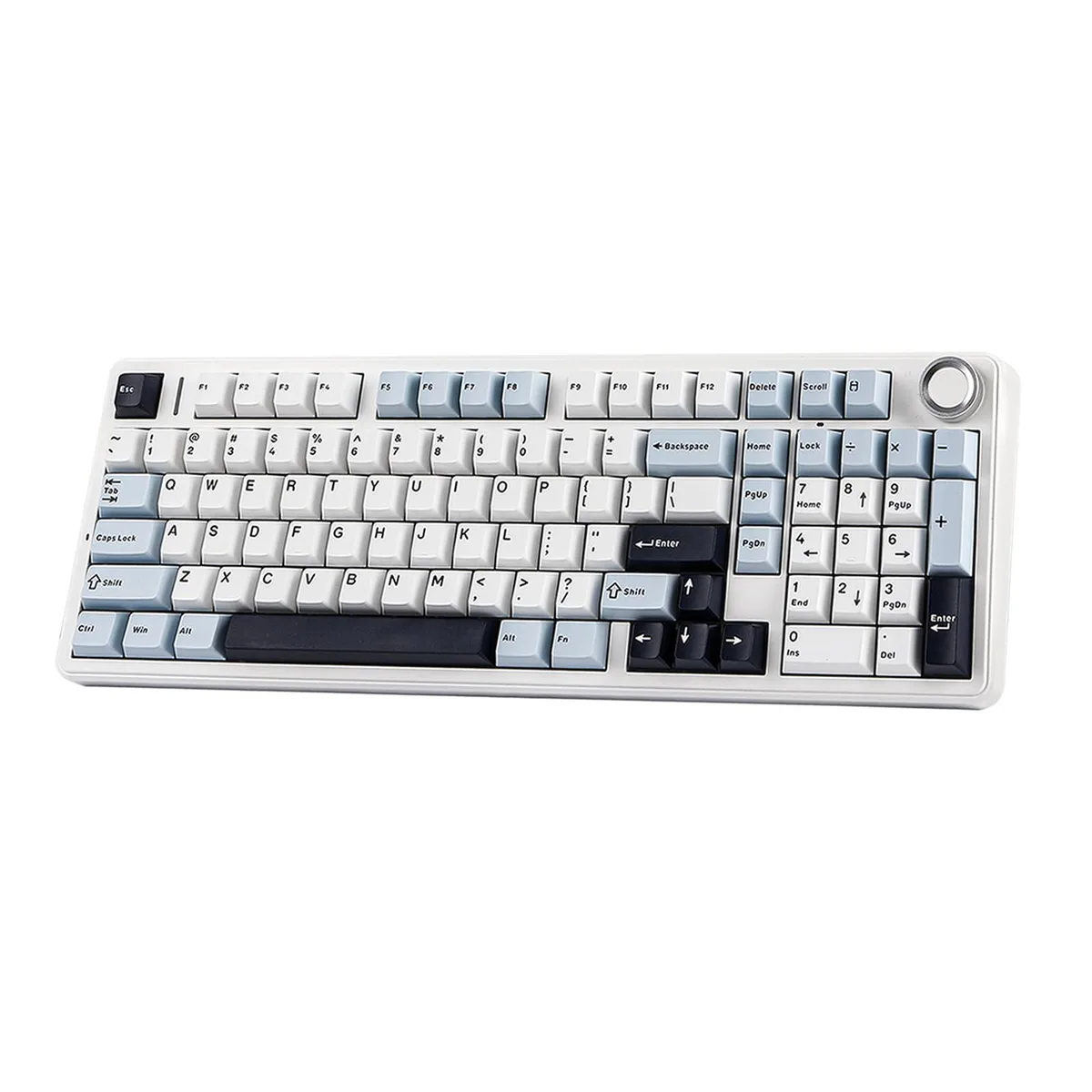 Epomaker Epomaker F99 96% Wireless Gaming Keyboard 99 Keys Blue White — product photo