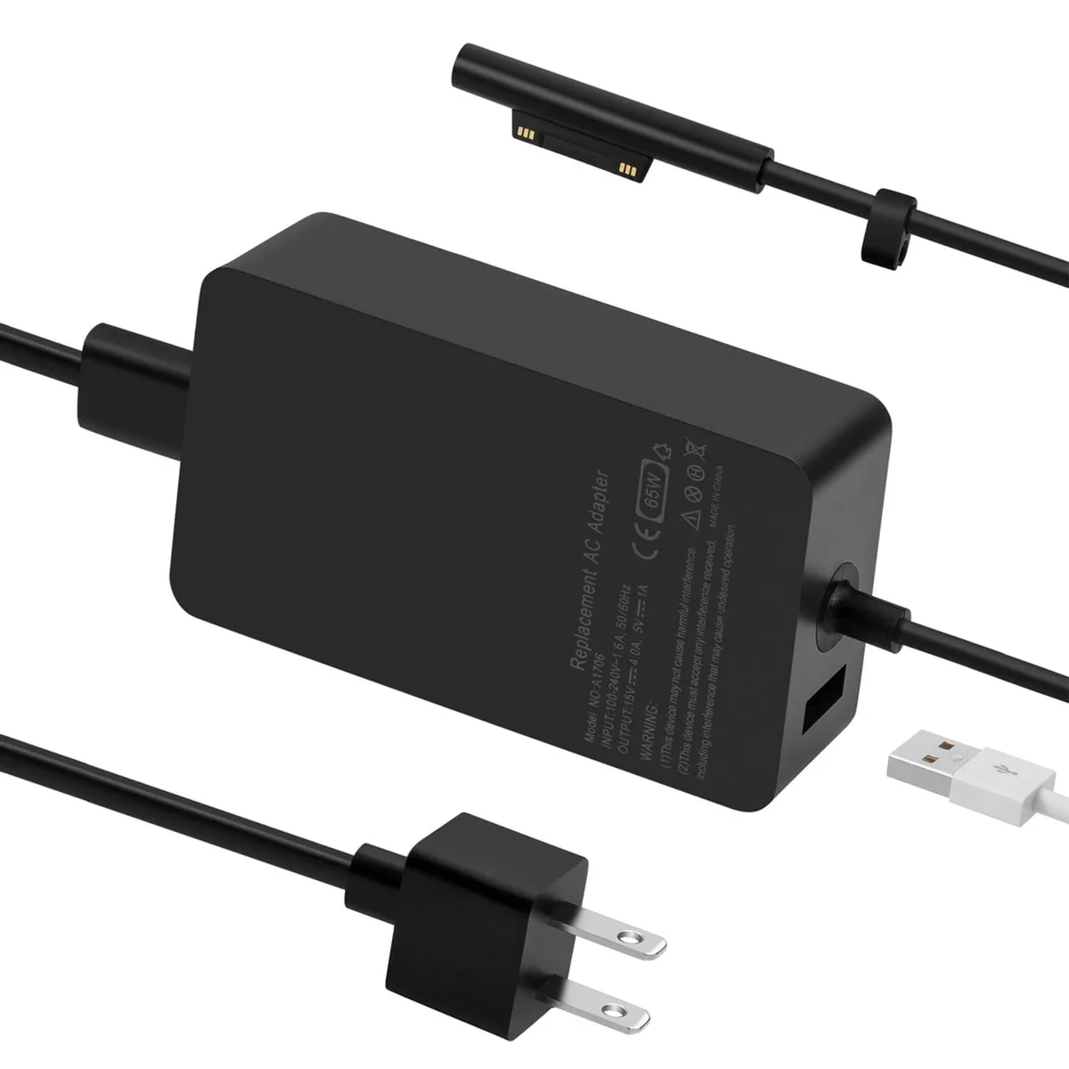  2-Power 1706 65W Surface AC adapter laptop battery — product photo