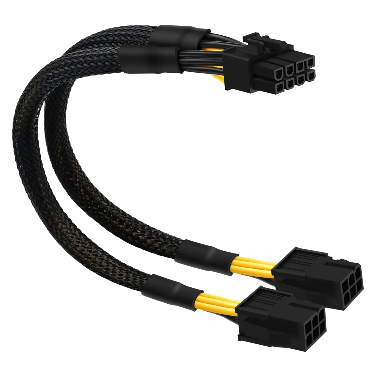 BUCIER BUCIER Dual 6 Pin to 8 Pin GPU Power Cable 24cm — product photo