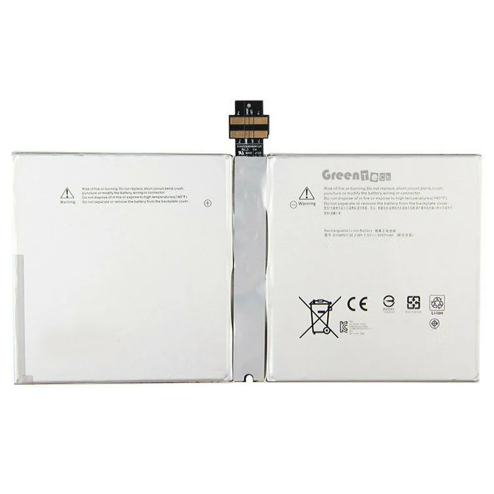 NShi NShi G3HTA027H DYNR01 laptop battery 7.5V 38.2Whr 5087mAh 2-cell for Surface Pro 4 1724 — product photo