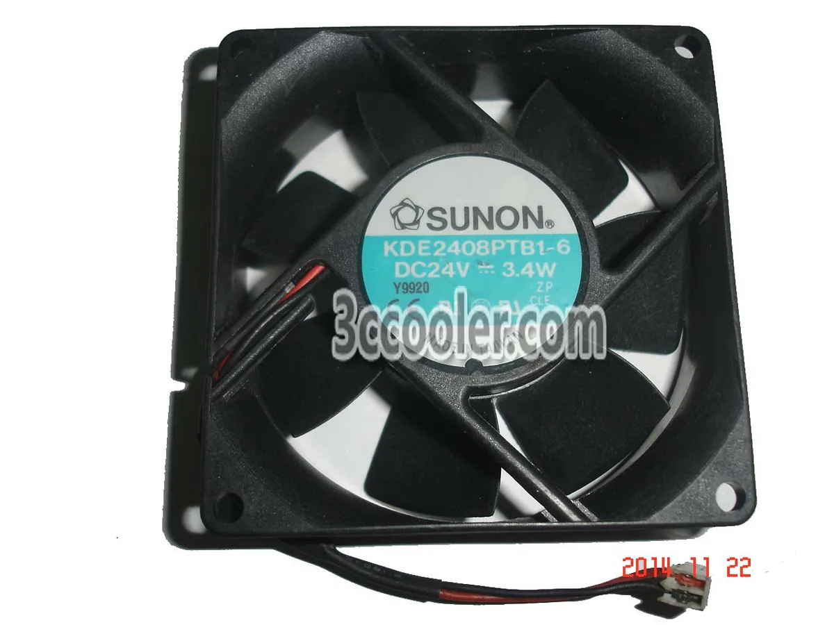 OEM Industries OEM Industries KDE2408PTB1-6 80mm 24V 3.4W 2-pin fan — product photo