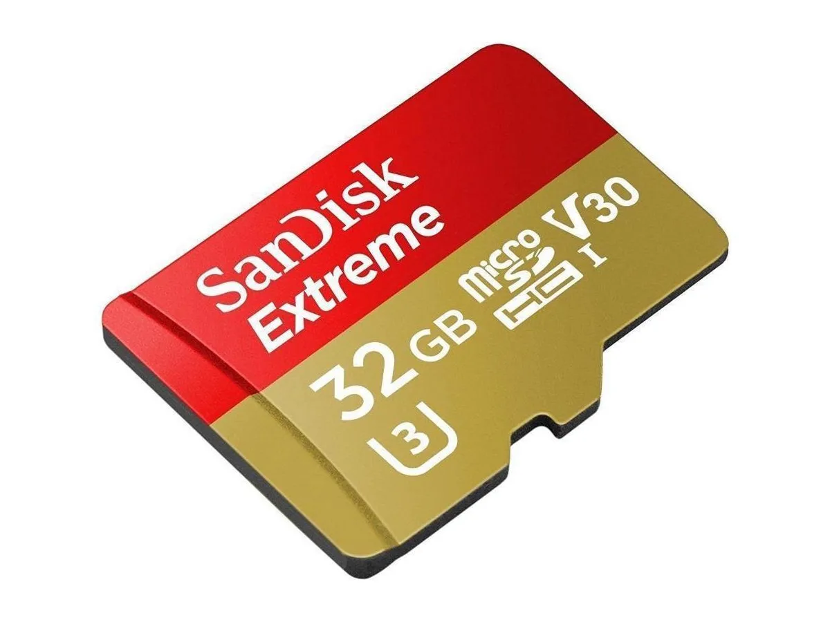 SanDisk SanDisk Extreme 32GB MicroSD 100MB/s A1 U3 V30 — product photo