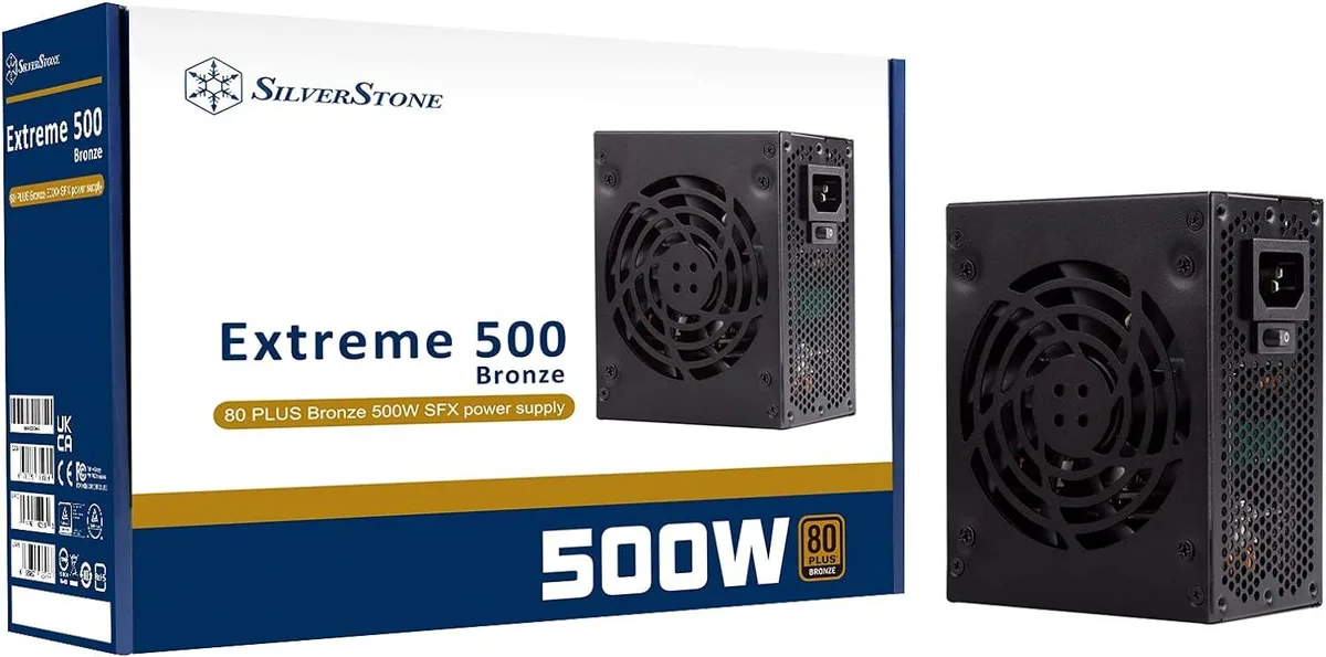 Silverstone Technology Silverstone Technology server chassis SST-EX500-B 500W SFX 80 Plus Bronze — product photo