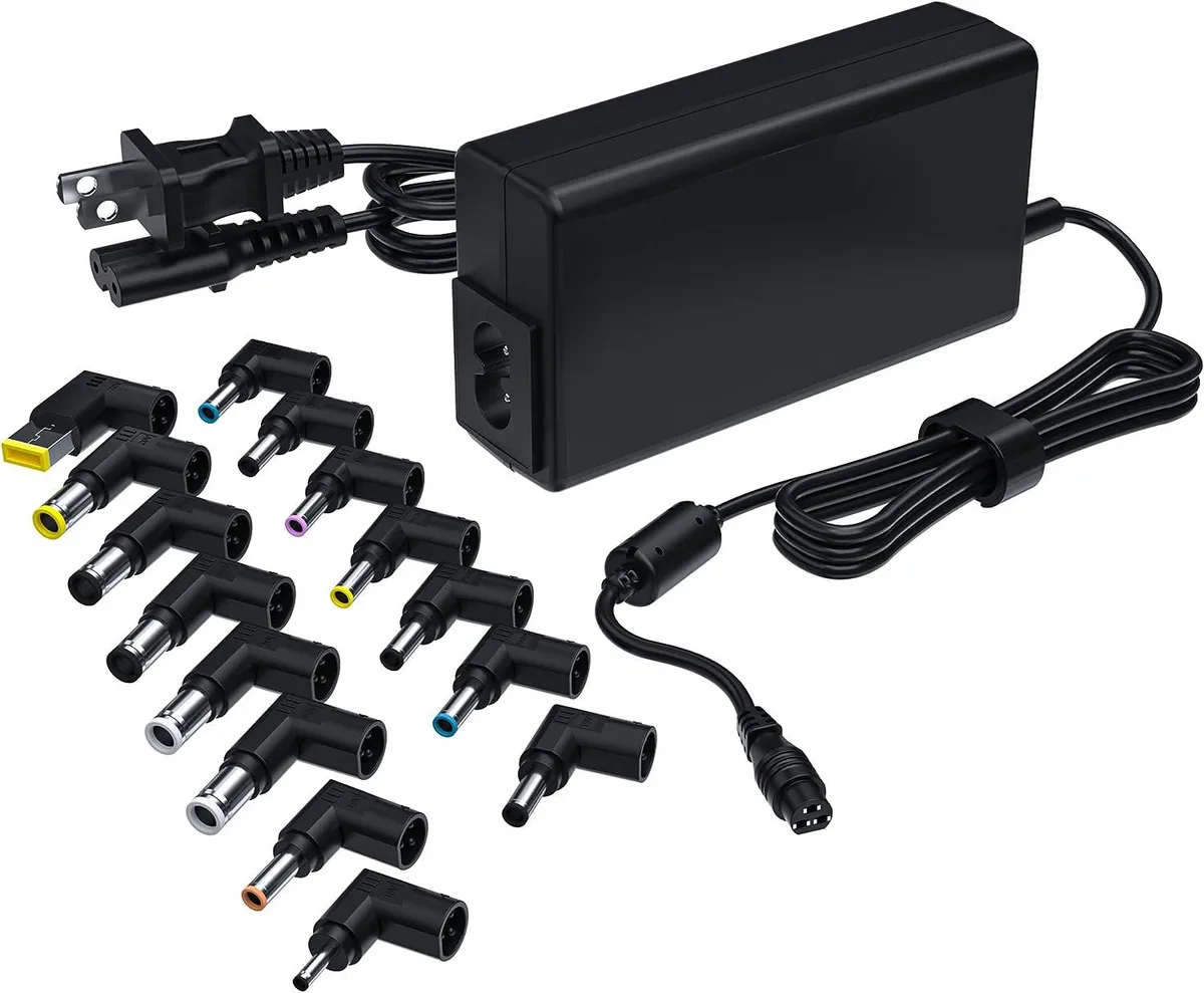 myVolts myVolts 70W Universal Laptop Charger 18-20V 15 Tips 2.7M Cable — product photo