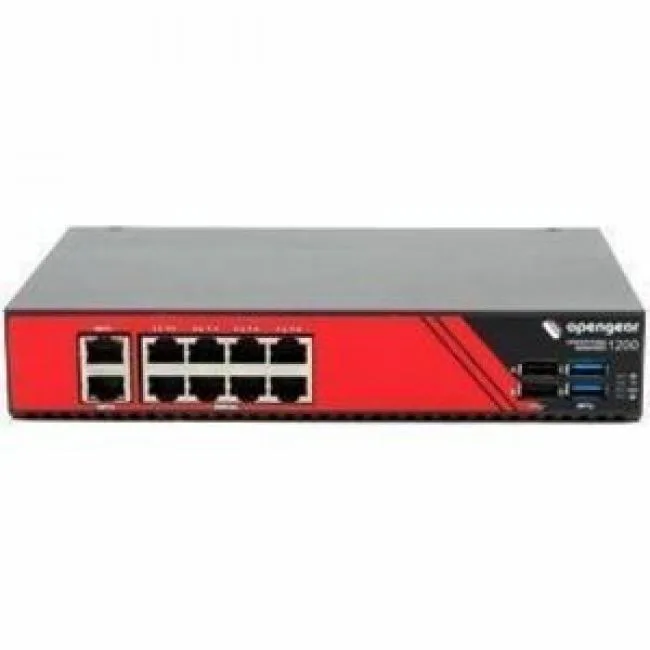 Opengear Opengear OM1208-L-GLB device server 3.91 GB DDR3 8 serial 2 RJ-45 4 USB Gigabit Ethernet — product photo