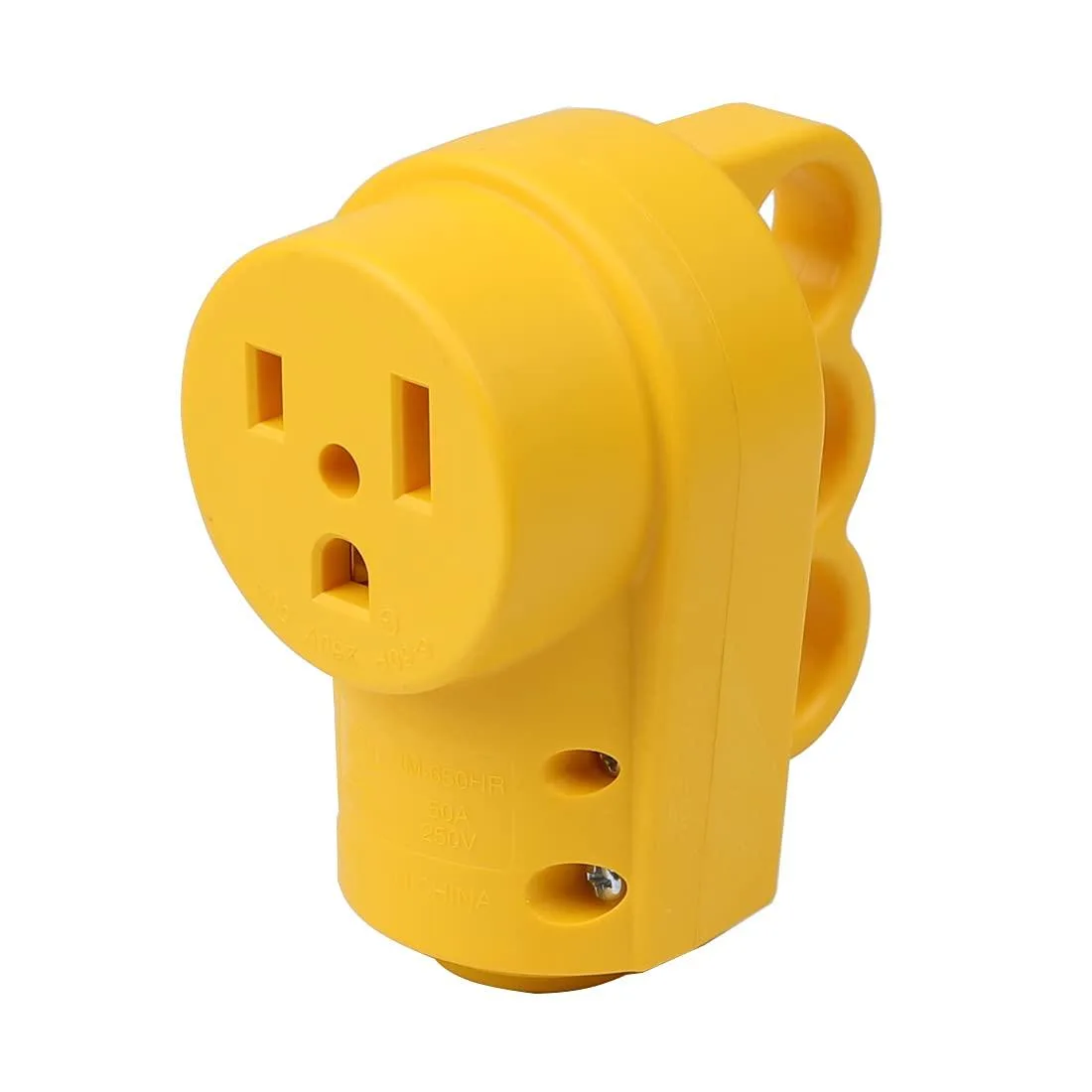 LORDWORLD LORDWORLD NEMA 6-50R 50A 250V Female Welder Socket Yellow — product photo
