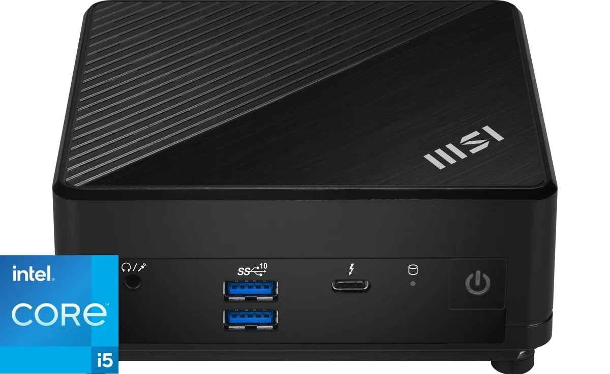 MSI MSI Cubi 5 12M-286US Intel Core i5-1235U 16GB DDR4 1TB NVMe Windows 11 Home desktop PC — product photo