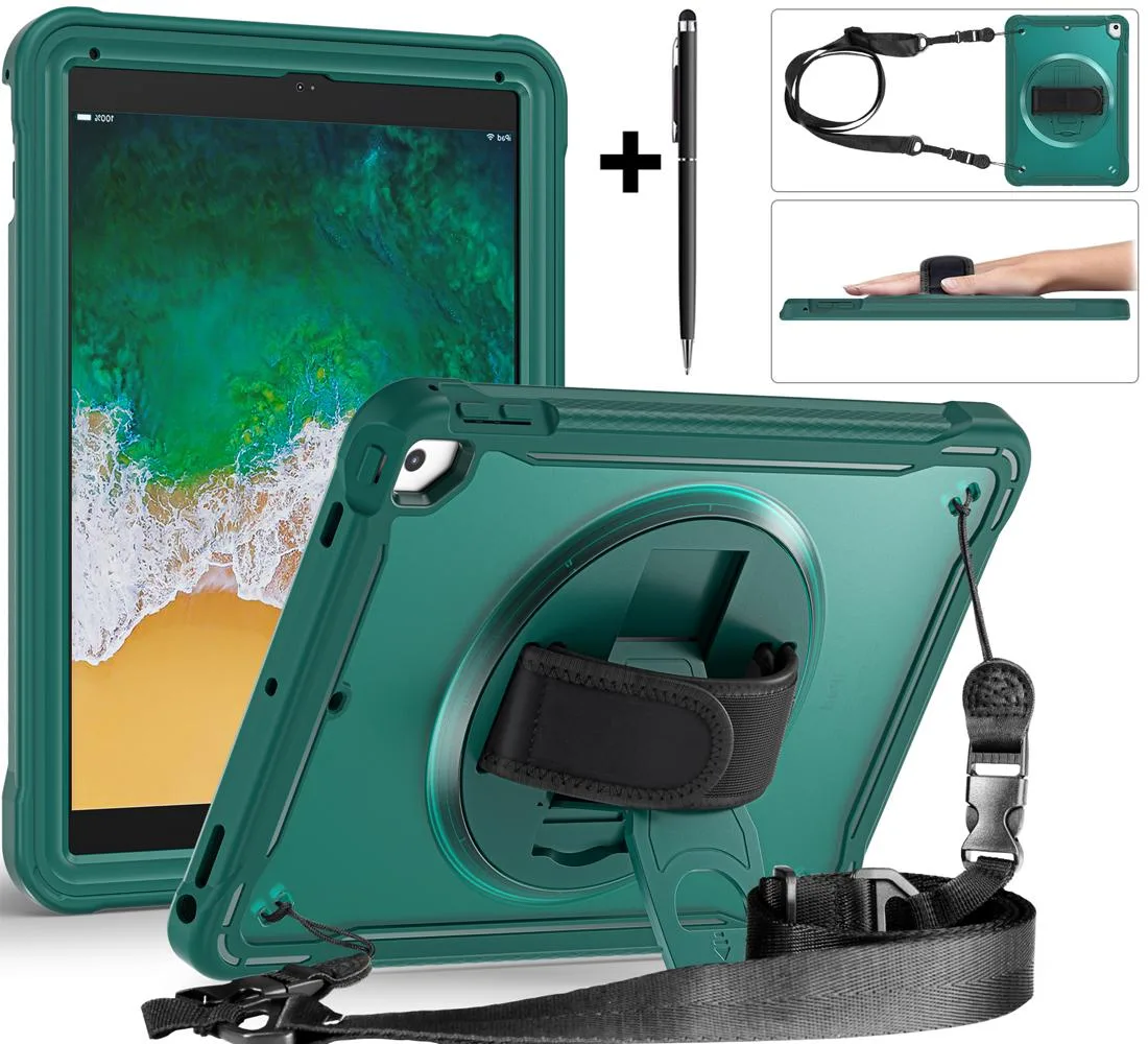 Werleo Werleo A1893/A1954 9.7 inch iPad case Dark Green — product photo