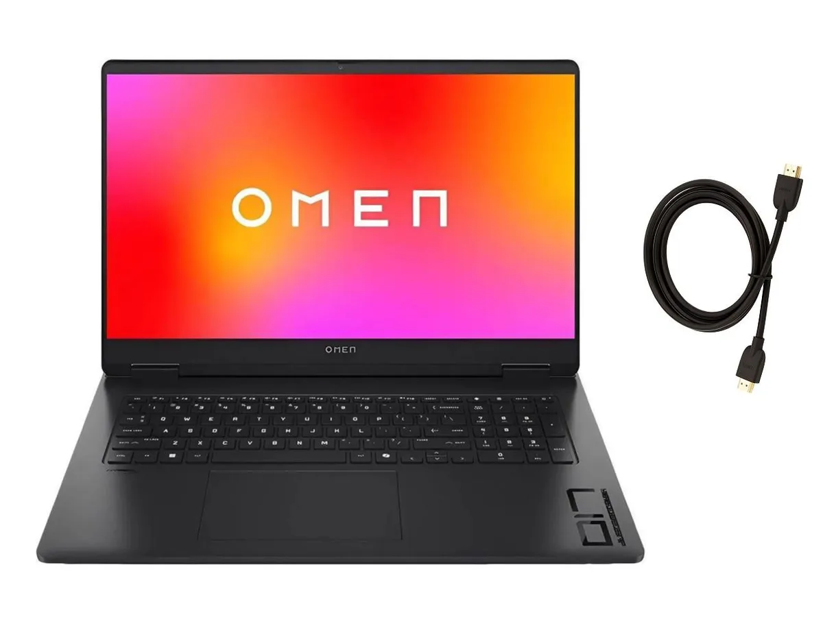 HP HP OMEN 17.3" Gaming Laptop AMD Ryzen AI 9 365 RTX 5060 32GB 1024GB SSD Black — product photo