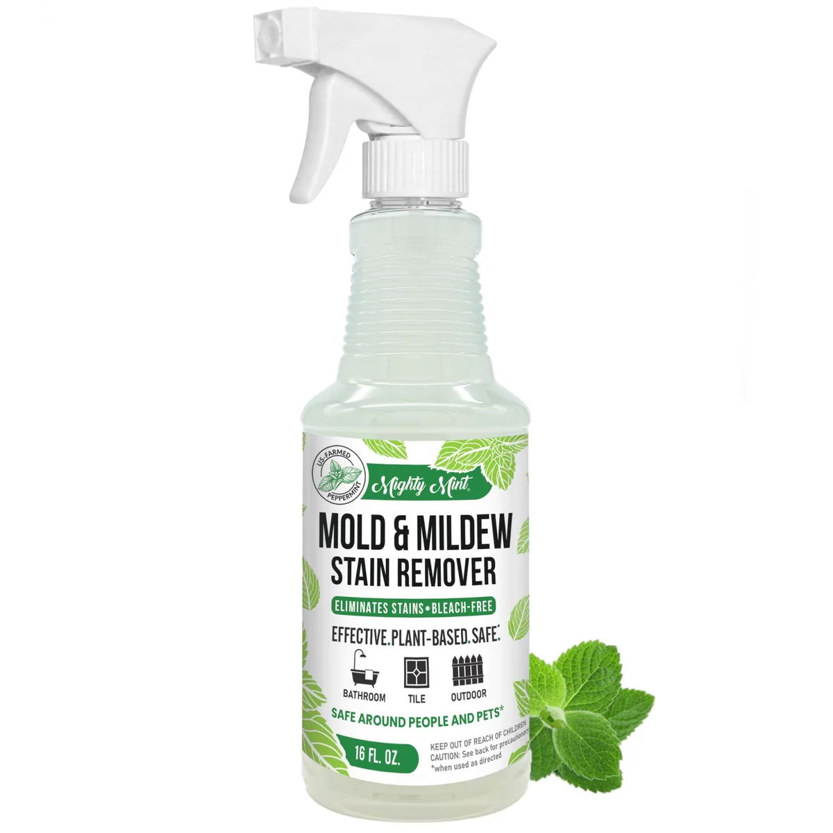  Mighty Mint Mold &amp; Mildew Stain Remover Spray 16oz — product photo