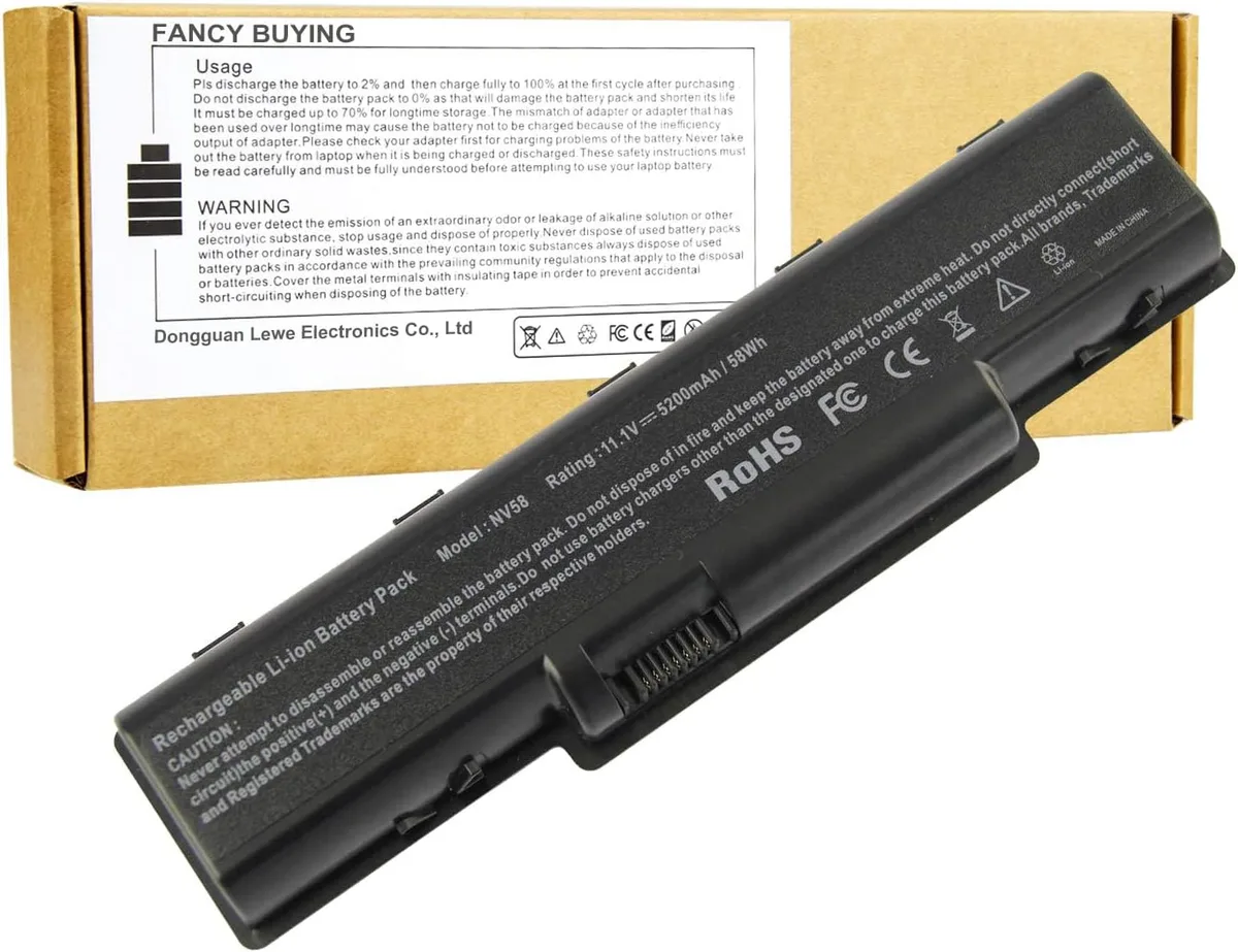 PISKEKAT PISKEKAT 6-cell 5200mAh 11.1V laptop battery — product photo