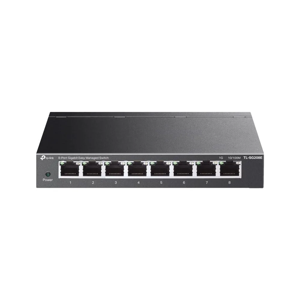  NETGEAR ProSafe TL-SG208E 8-port Gigabit network switch — product photo