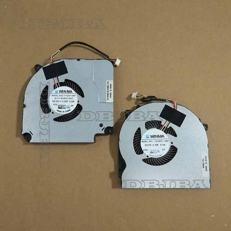 DBTLAP DBTLAP CPU GPU Cooling Fan for Hasee Z7M T58-V 5V .5A — product photo