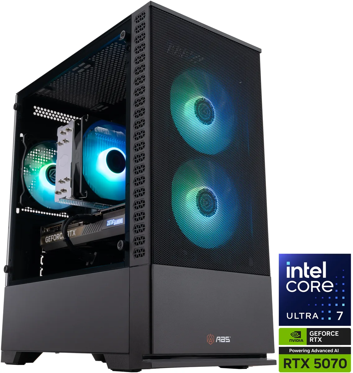 ABS ABS CA265KF50703 Gaming PC Intel Core Ultra 7 265KF RTX 5070 32GB 2TB — φωτογραφία προϊόντος