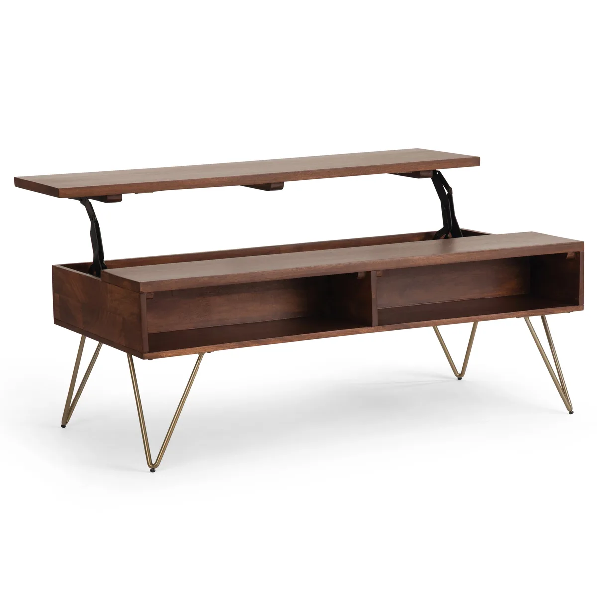 tuphen tuphen Hunter Lift Top Coffee Table Umber Brown 48x24x25 — product photo