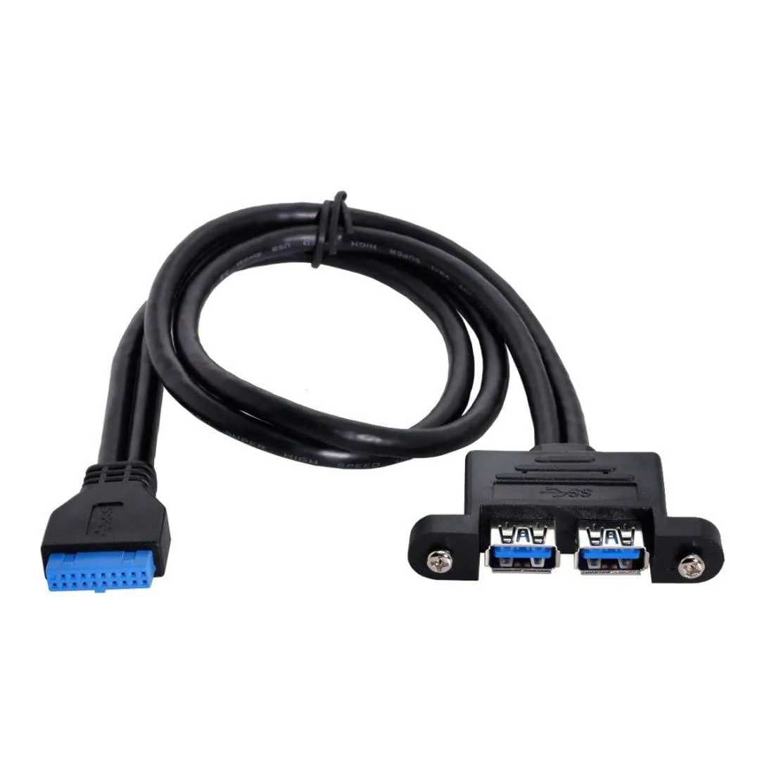 Vszerda Vszerda USB 3.0 19/20Pin Header to Dual Female Port Cable 0.5M — product photo