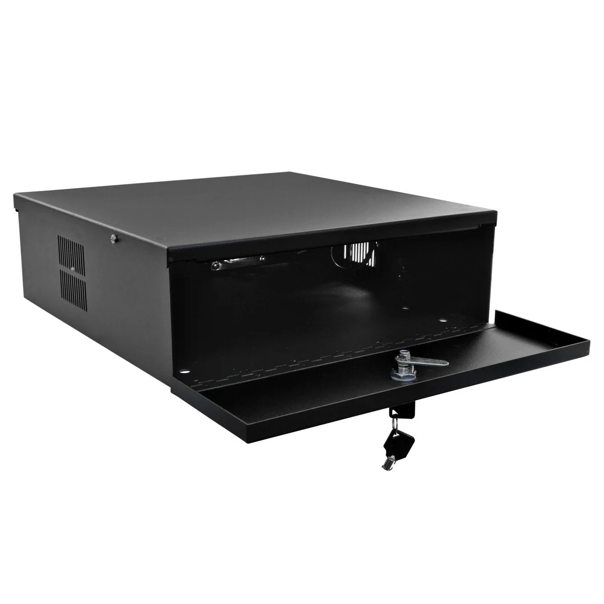 The Wires Zone The Wires Zone 15" 16-Gauge DVR Lockbox with Fan Black — product photo