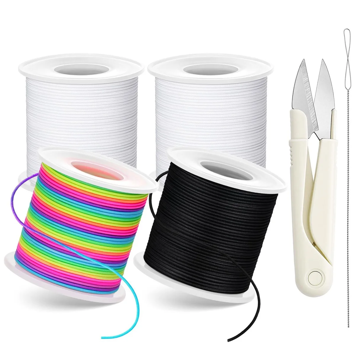  Evening Crystals 01a Jewelry String Kit 4 Rolls 660ft 1mm — product photo